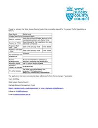 Rocky Lane Road Closure